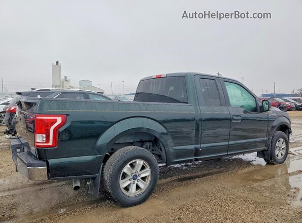 1FTEX1CF9HKD84657 2017 FORD F150 Зеленый Задняя правая четверть
