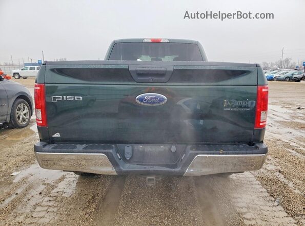 1FTEX1CF9HKD84657 2017 FORD F150 Зеленый Вид сзади