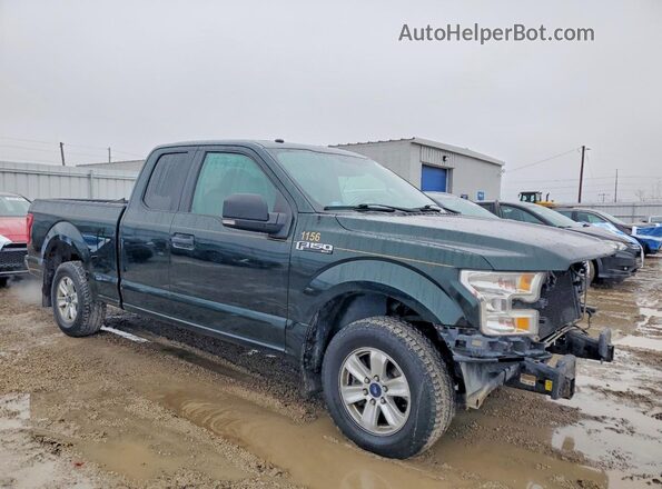1FTEX1CF9HKD84657 2017 FORD F150 Зеленый Передняя правая четверть