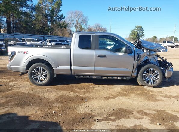 1FTEX1CP0MKE88263 2021 FORD F150 Серебряный Панорамный вид салона 360°