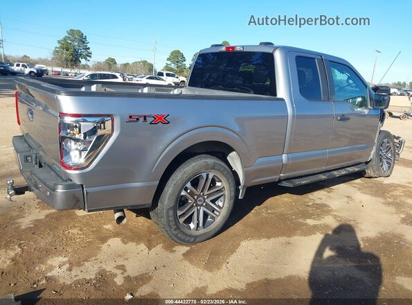 1FTEX1CP0MKE88263 2021 FORD F150 Серебряный Задняя правая четверть