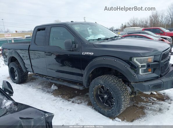 1FTEX1E86GKF74364 2016 FORD F150 Черный Вид задней части салона