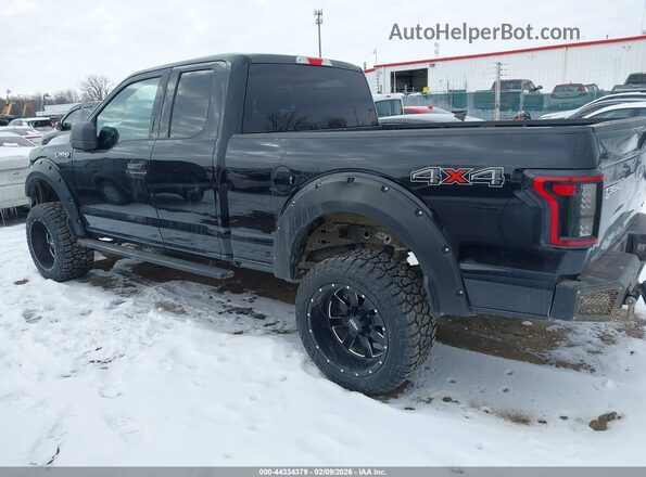 1FTEX1E86GKF74364 2016 FORD F150 Черный Панорамный вид салона 360°