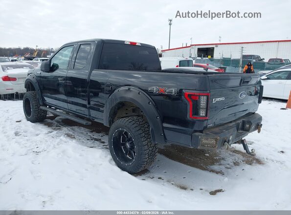 1FTEX1E86GKF74364 2016 FORD F150 Черный Задняя левая четверть