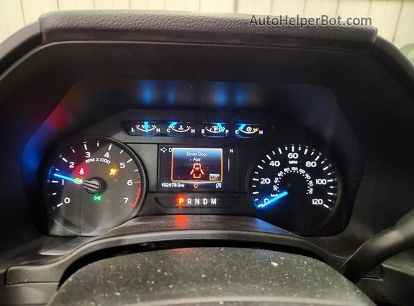 1FTEX1EP7LFB83377 2020 FORD F150 Белый Вид щитка приборов