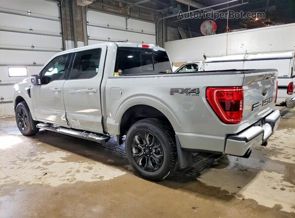 1FTFW1E55PFC97650 2023 FORD F150 Серебряный Задняя левая четверть