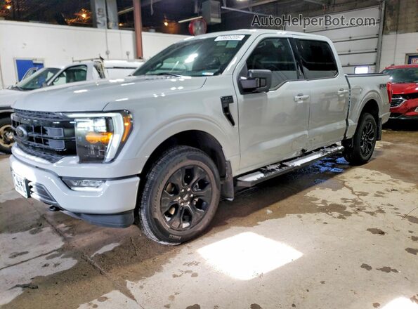 1FTFW1E55PFC97650 2023 FORD F150 Серебряный Передняя левая четверть