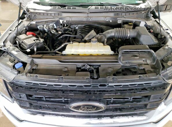1FTFW1E55PFC97650 2023 FORD F150 Серебряный Вид задней части салона