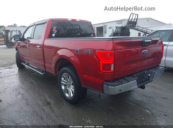 1FTFW1E56JFE55193 2018 FORD F150 Красный Задняя левая четверть