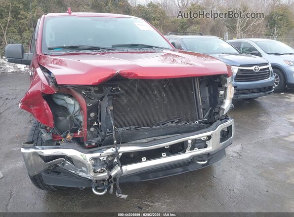 1FTFW1E56JFE55193 2018 FORD F150 Красный Вид щитка приборов