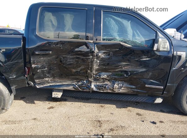 1FTFW1ED8PFB64629 2023 FORD F150 Черный Вид спереди