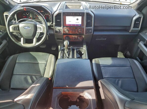 1FTFW1RG4KFA00372 2019 FORD F150 Blue Widok deski rozdzielczej