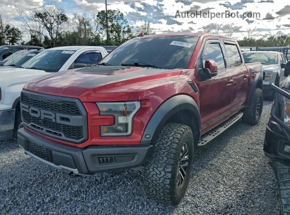 1FTFW1RG4KFB43368 2019 FORD F150 Красный Передняя левая четверть