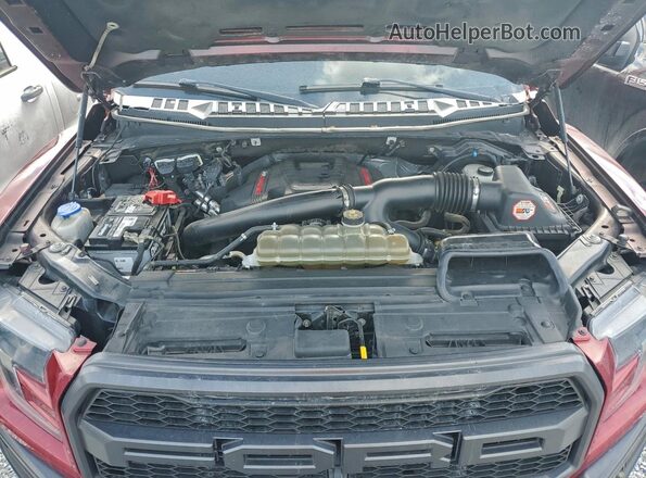 1FTFW1RG4KFB43368 2019 FORD F150 Красный Вид задней части салона