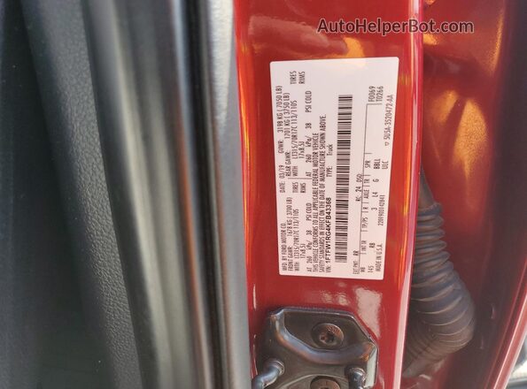1FTFW1RG4KFB43368 2019 FORD F150 Красный Вид подкапотного пространства