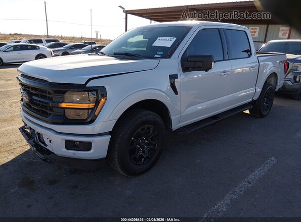 1FTFW3L85SKE23191 2025 FORD F150 Белый Передняя левая четверть