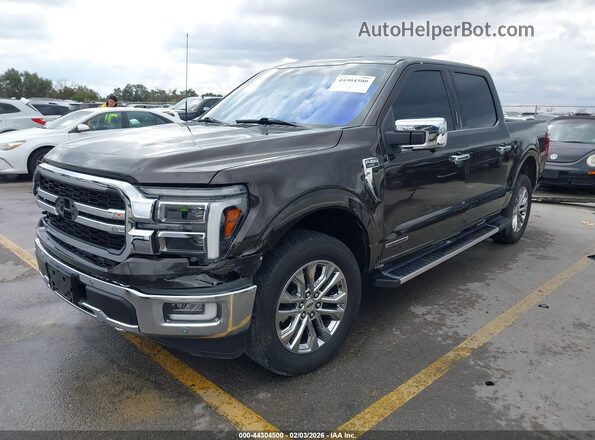 1FTFW5LD4RFB80324 2024 FORD F150 Черный Передняя левая четверть
