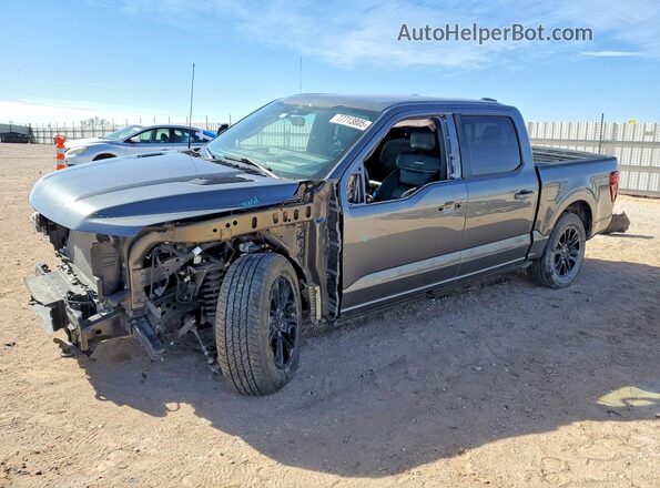 1FTFW7L8XRFA11875 2024 FORD F150 Серый Передняя левая четверть