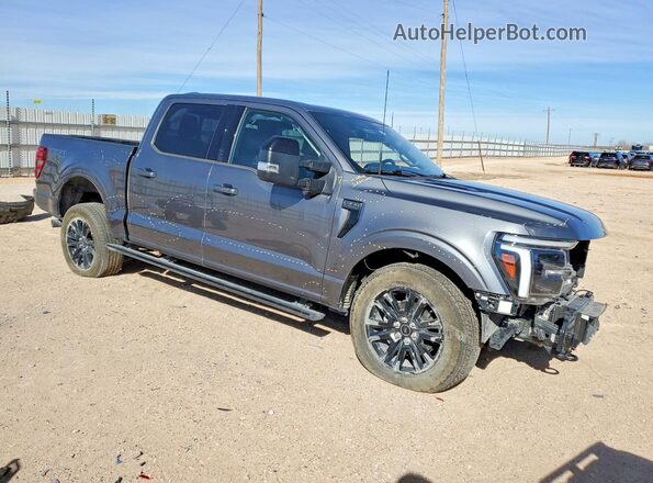 1FTFW7L8XRFA11875 2024 FORD F150 Серый Передняя правая четверть