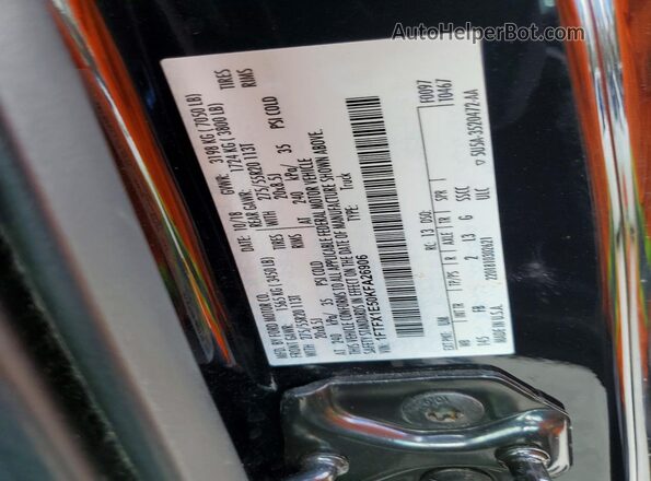 1FTFX1E50KFA26906 2019 FORD F150 Черный Вид подкапотного пространства