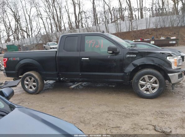 1FTFX1E59KFB01828 2019 FORD F150 Black Vista interior de 360 grados