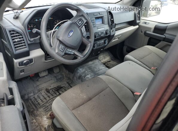 1FTMF1C53KKE18136 2019 FORD F150 Черный Вид панели приборов