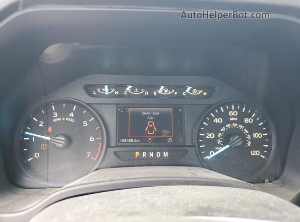1FTMF1C53KKE18136 2019 FORD F150 Черный Вид щитка приборов