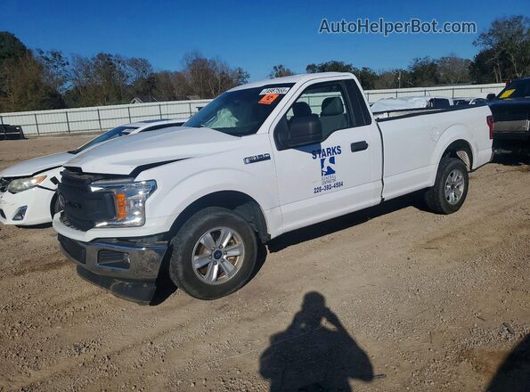 1FTMF1CBXKKE44173 2019 FORD F150 Белый Передняя левая четверть