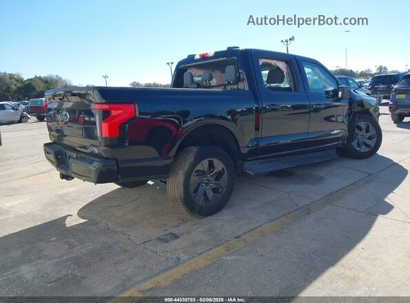 1FTVW1EL0PWG30170 2023 FORD F-150 LIGHTNING Черный Задняя правая четверть