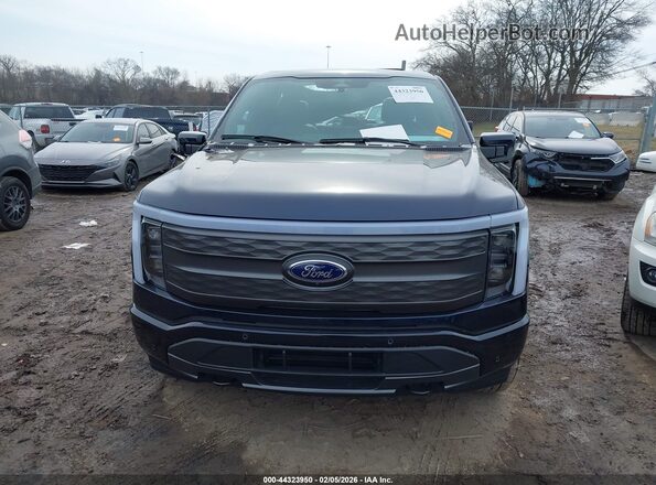 1FTVW1EVXPWG42019 2023 FORD F-150 LIGHTNING Синий Вид щитка приборов