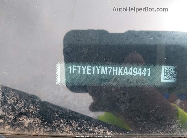 1FTYE1YM7HKA49441 2017 FORD TRANSIT-150 White Widok komory silnika