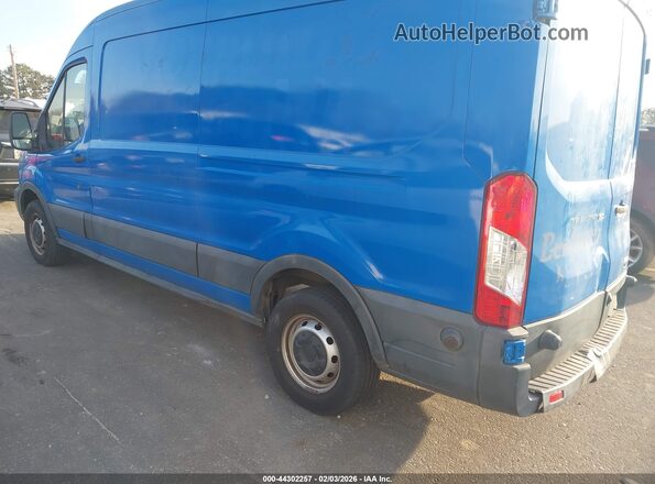 1FTYE2CM7HKB01471 2017 FORD TRANSIT-150 Blue Rear left