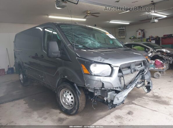 1FTYE2Y87MKA71703 2021 FORD TRANSIT-150 Серый Передняя правая четверть