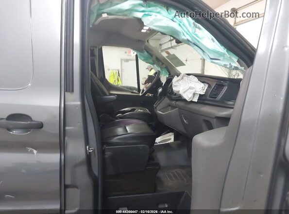 1FTYE2Y87MKA71703 2021 FORD TRANSIT-150 Серый Вид салона спереди