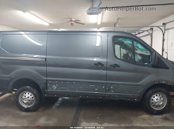 1FTYE2Y87MKA71703 2021 FORD TRANSIT-150 Серый Панорамный вид салона 360°