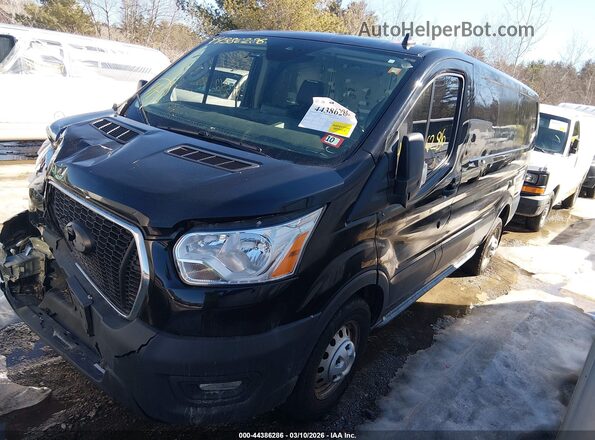 1FTYE2Y89MKA24172 2021 FORD TRANSIT-150 Черный Передняя левая четверть