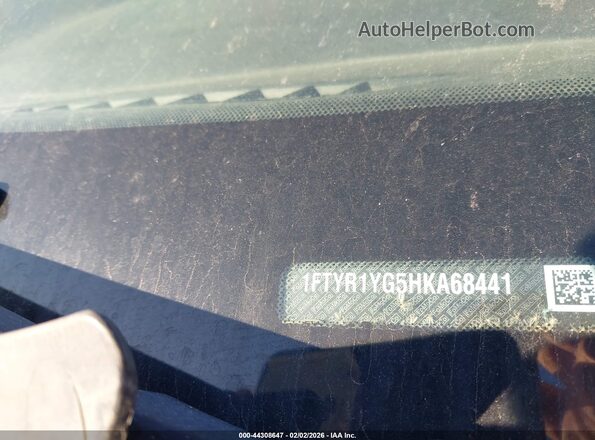 1FTYR1YG5HKA68441 2017 FORD TRANSIT-250 White Вид підкапотного простору