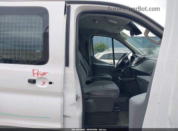 1FTYR1YGXGKA85539 2016 FORD TRANSIT-250 White Widok wnętrza z przodu