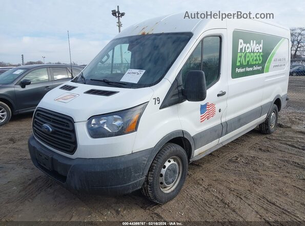 1FTYR2CM5GKA73026 2016 FORD TRANSIT-250 White წინა მარცხენა ხედი სამი მეოთხედიდან