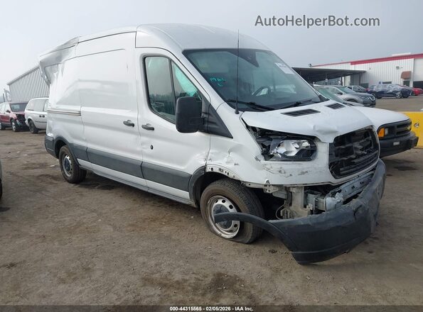 1FTYR2CM5KKA61418 2019 FORD TRANSIT-250 Белый Передняя правая четверть