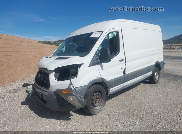 1FTYR2CM6HKA72033 2017 FORD TRANSIT-250 White Առջևի ձախ երեք քառորդ տեսարան