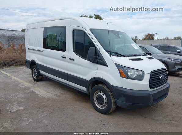 1FTYR2CMXKKB66505 2019 FORD TRANSIT-250 Белый Передняя правая четверть