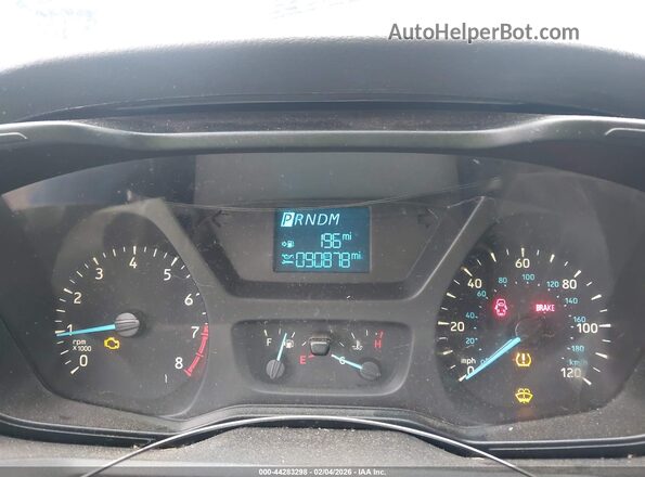 1FTYR2ZM7JKB02444 2018 FORD TRANSIT-250 White Widok tylnych siedzeń