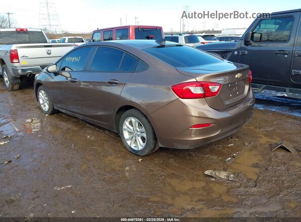 1G1BC5SM1K7134192 2019 CHEVROLET CRUZE Коричневый Задняя левая четверть