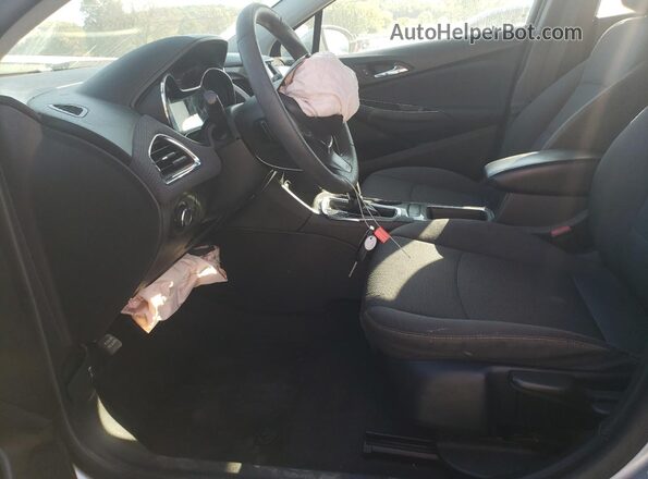 1G1BC5SM4K7108105 2019 CHEVROLET CRUZE Серебряный Вид салона спереди