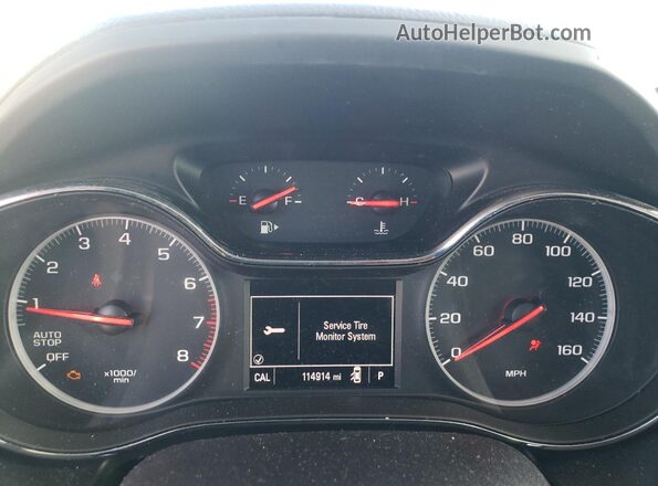 1G1BC5SM4K7108105 2019 CHEVROLET CRUZE Серебряный Вид щитка приборов