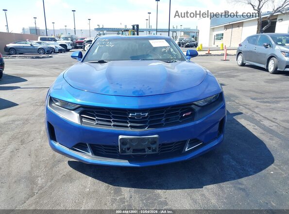 1G1FB1RS3K0151781 2019 CHEVROLET CAMARO Синий Вид задней части салона