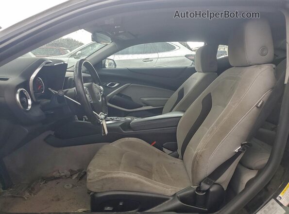 1G1FB1RSXM0103777 2021 CHEVROLET CAMARO Black წინა სალონის ხედი