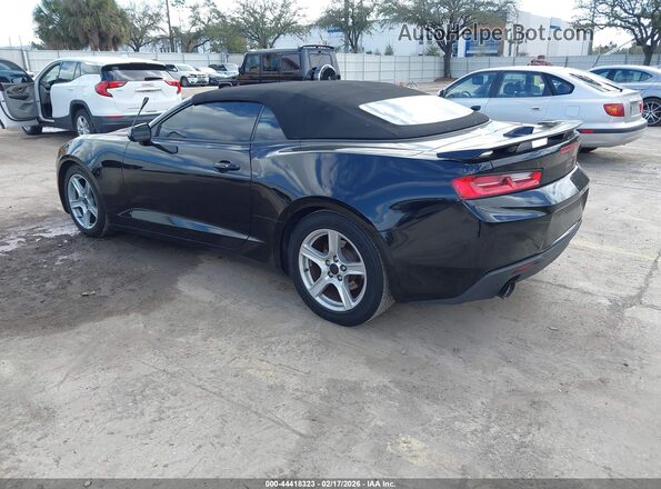 1G1FB3DS2G0168372 2016 CHEVROLET CAMARO Черный Задняя левая четверть