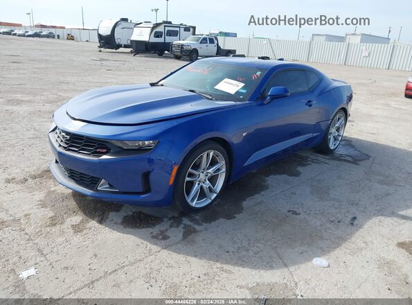 1G1FD1RS8K0109312 2019 CHEVROLET CAMARO Синий Передняя левая четверть
